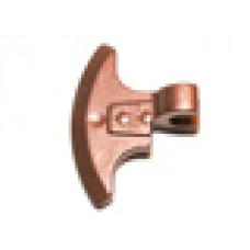 Part 53705 Copper Minifig, Weapon Axe Head, Clip-on (Viking) 